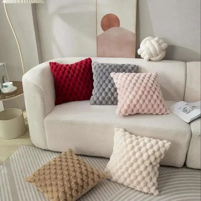 Plush Throw Pillowcase
