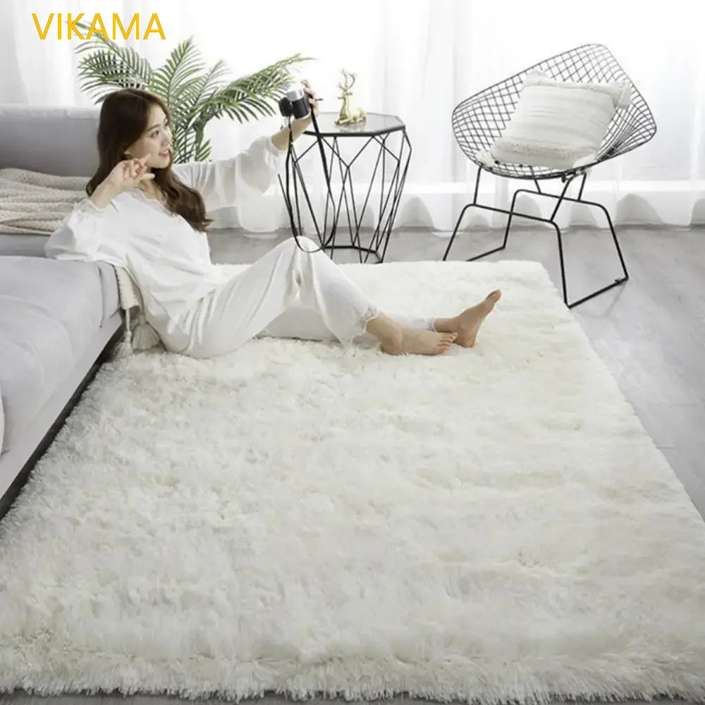 Silk Wool Solid Color Rug