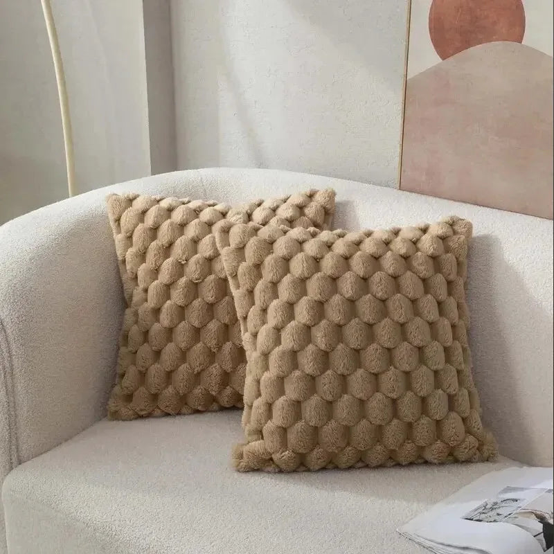Plush Throw Pillowcase