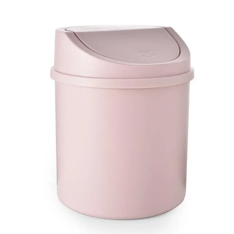 Mini Desktop Trash Can with Lid