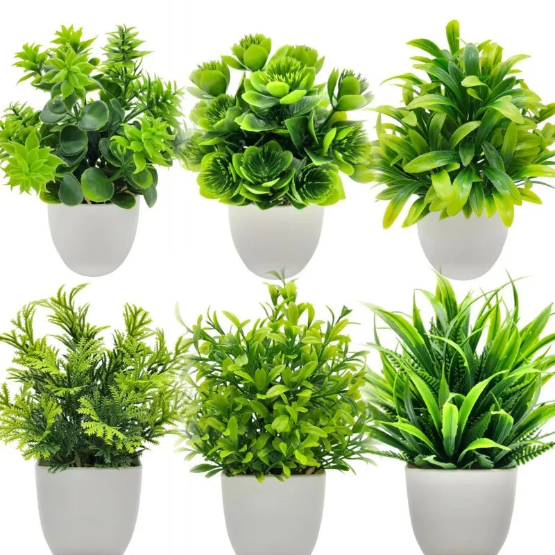 Artificial Plant with Plastic Pot