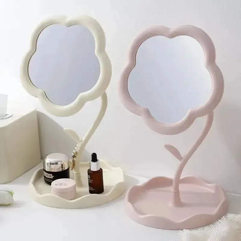 Floral Makeup Dressing Mirror