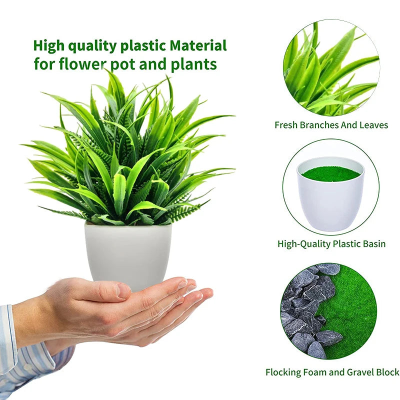 Artificial Plant with Plastic Pot