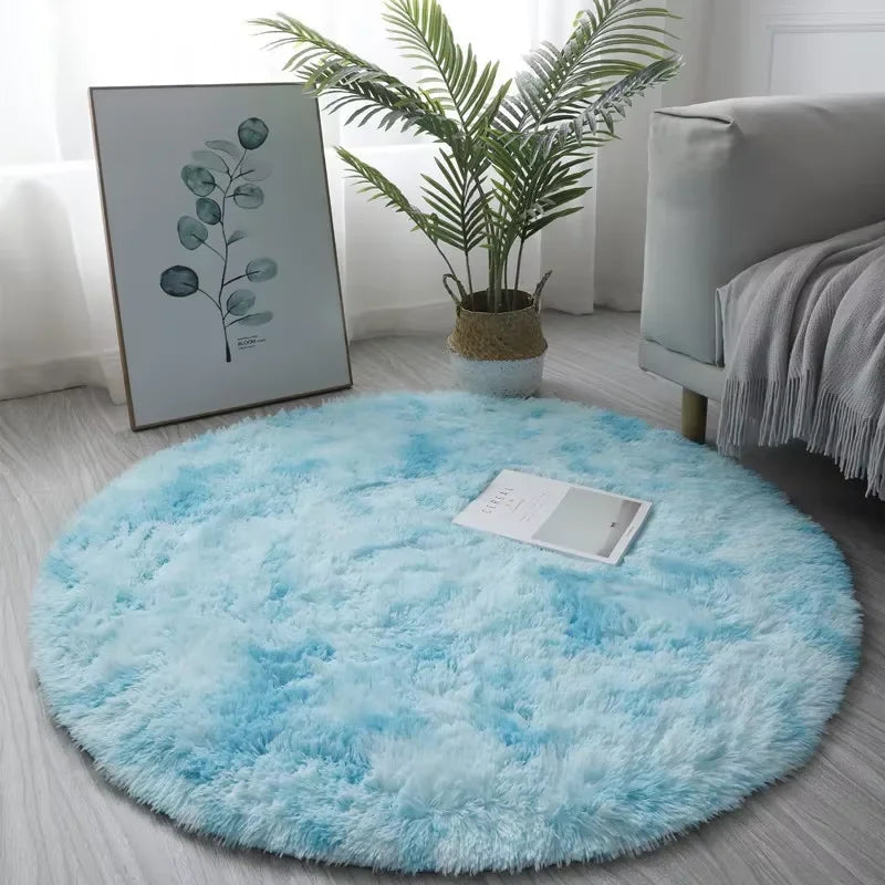 Ultra-Soft Shaggy Round Rug