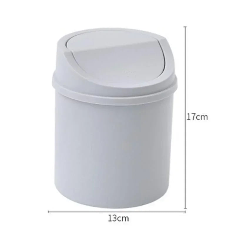 Mini Desktop Trash Can with Lid