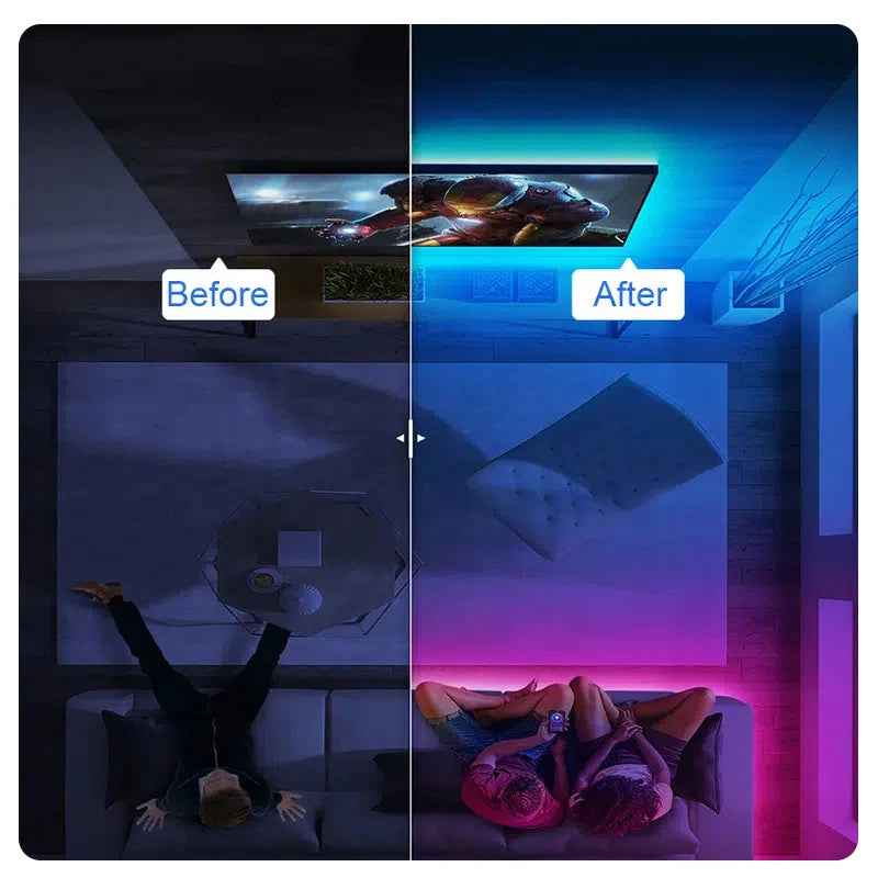 1/3/5M LED Strip Lights for TV ,Bluetooth USB TV Backlight Kit with Remote