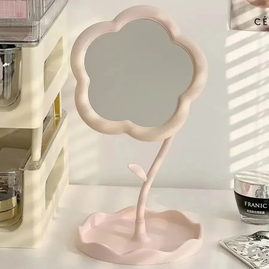 Floral Makeup Dressing Mirror