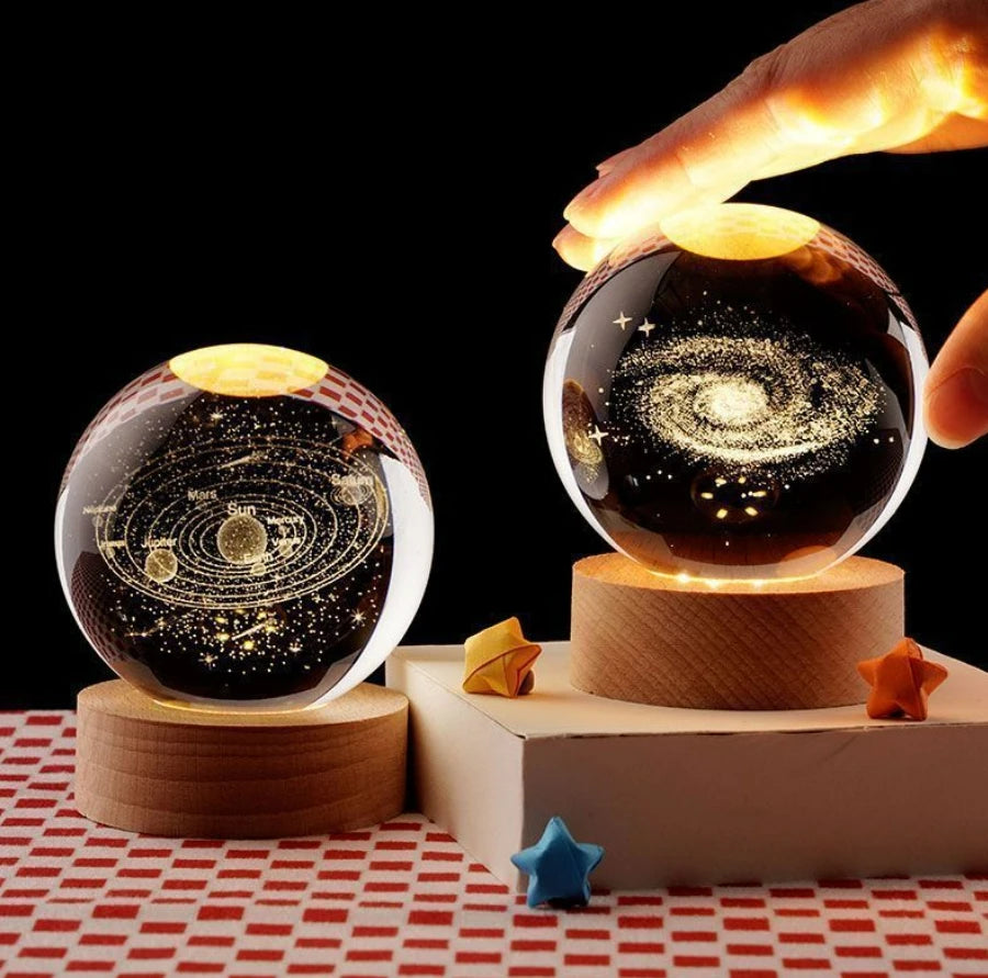 Galaxy Crystal Ball Table Lamp