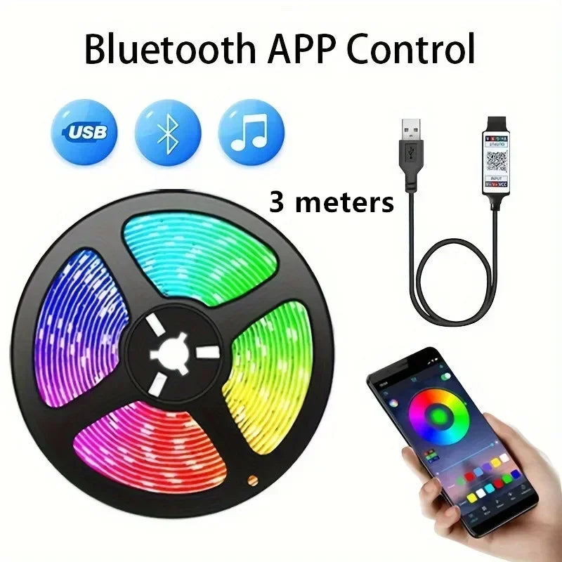 LED Wall Strip Lights Bluetooth