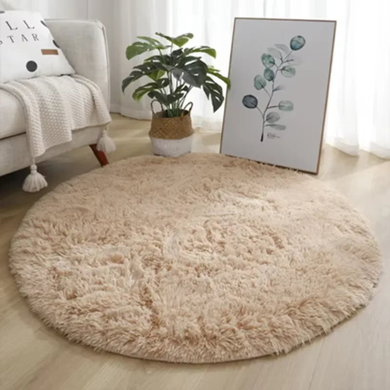 Ultra-Soft Shaggy Round Rug