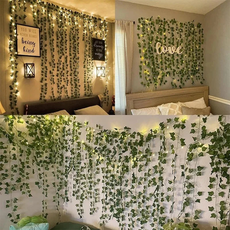 Green Ivy LED Light String